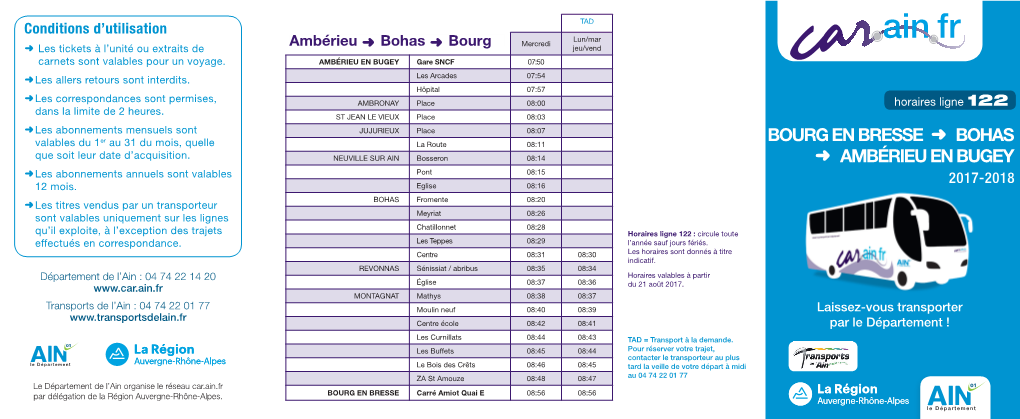 Fiche Horaire De La Ligne