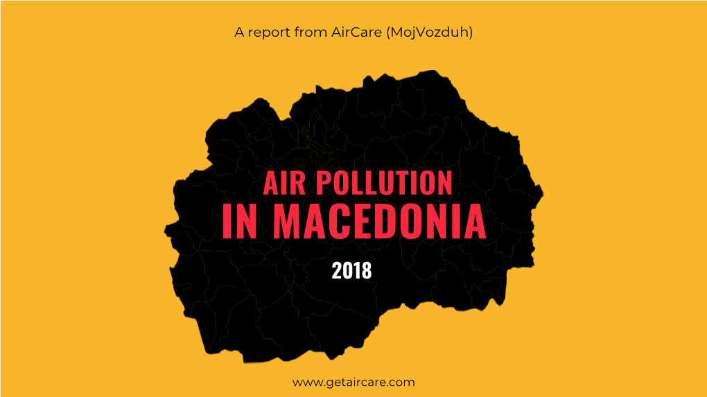 Macedonia Pollution 2018