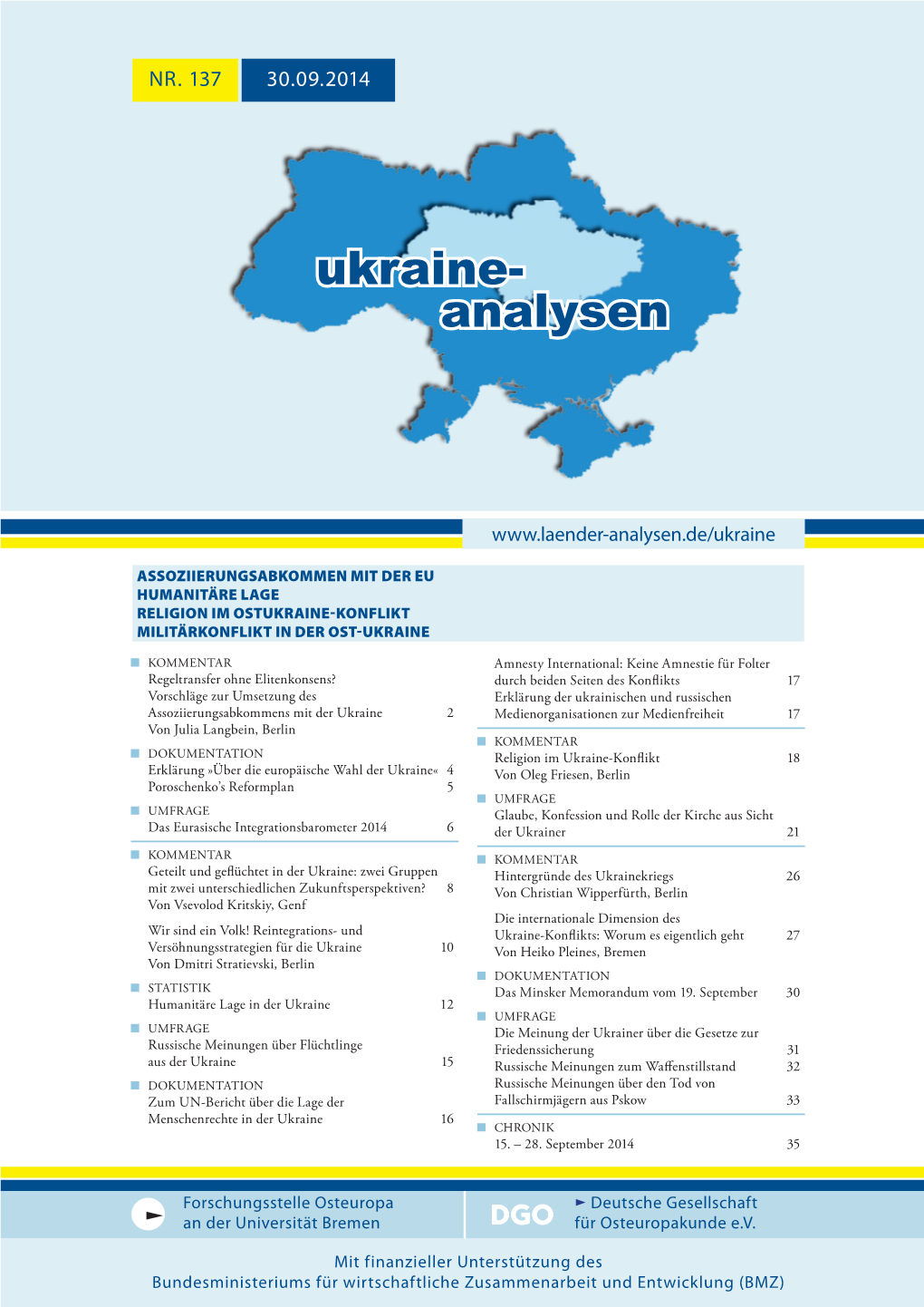 Ukraine- Analysen