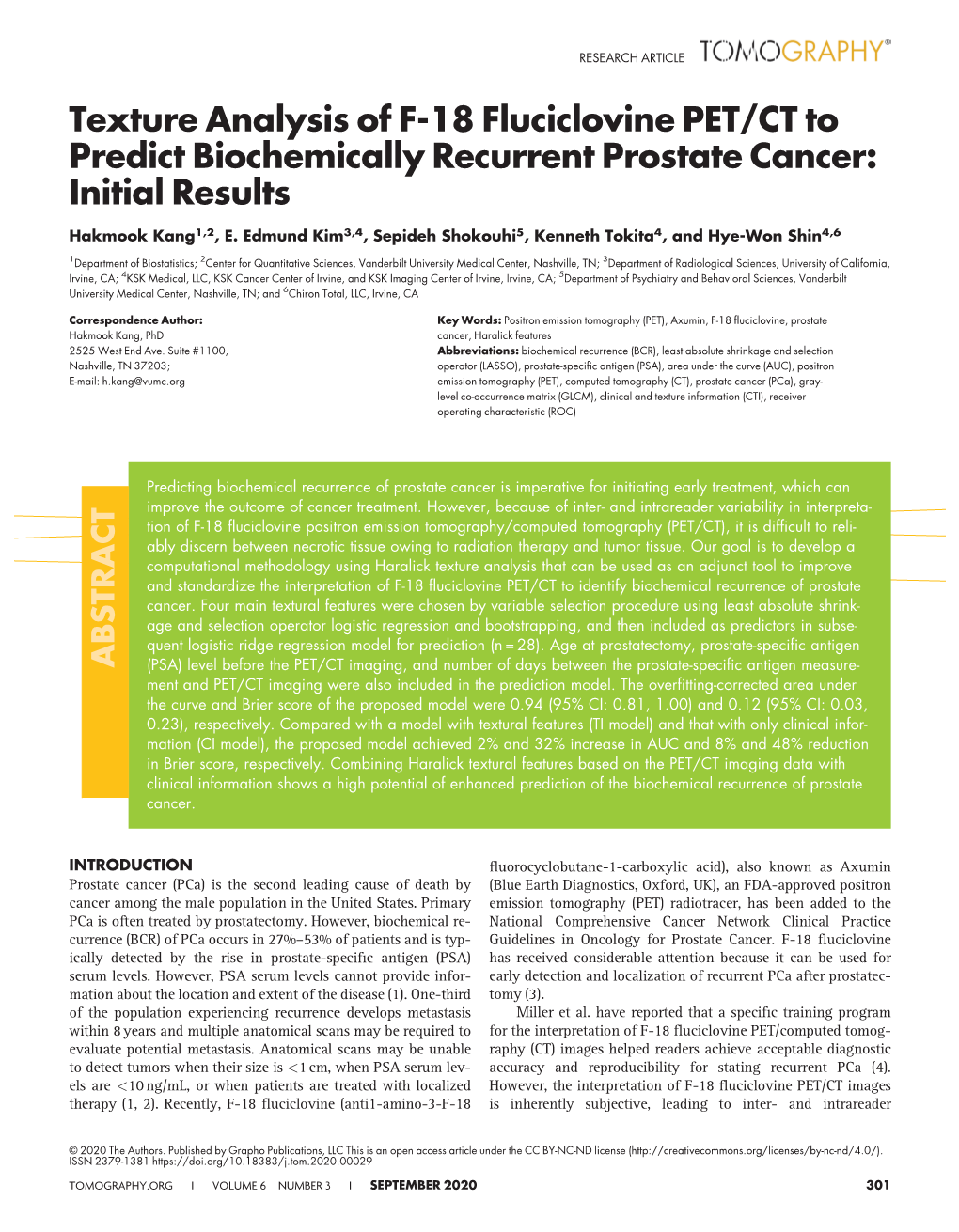 Texture Analysis of F-18 Fluciclovine PET/CT to Predict Biochemically Recurrent Prostate Cancer: Initial Results