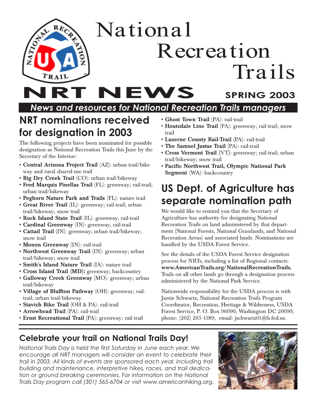 National Recreation Trails