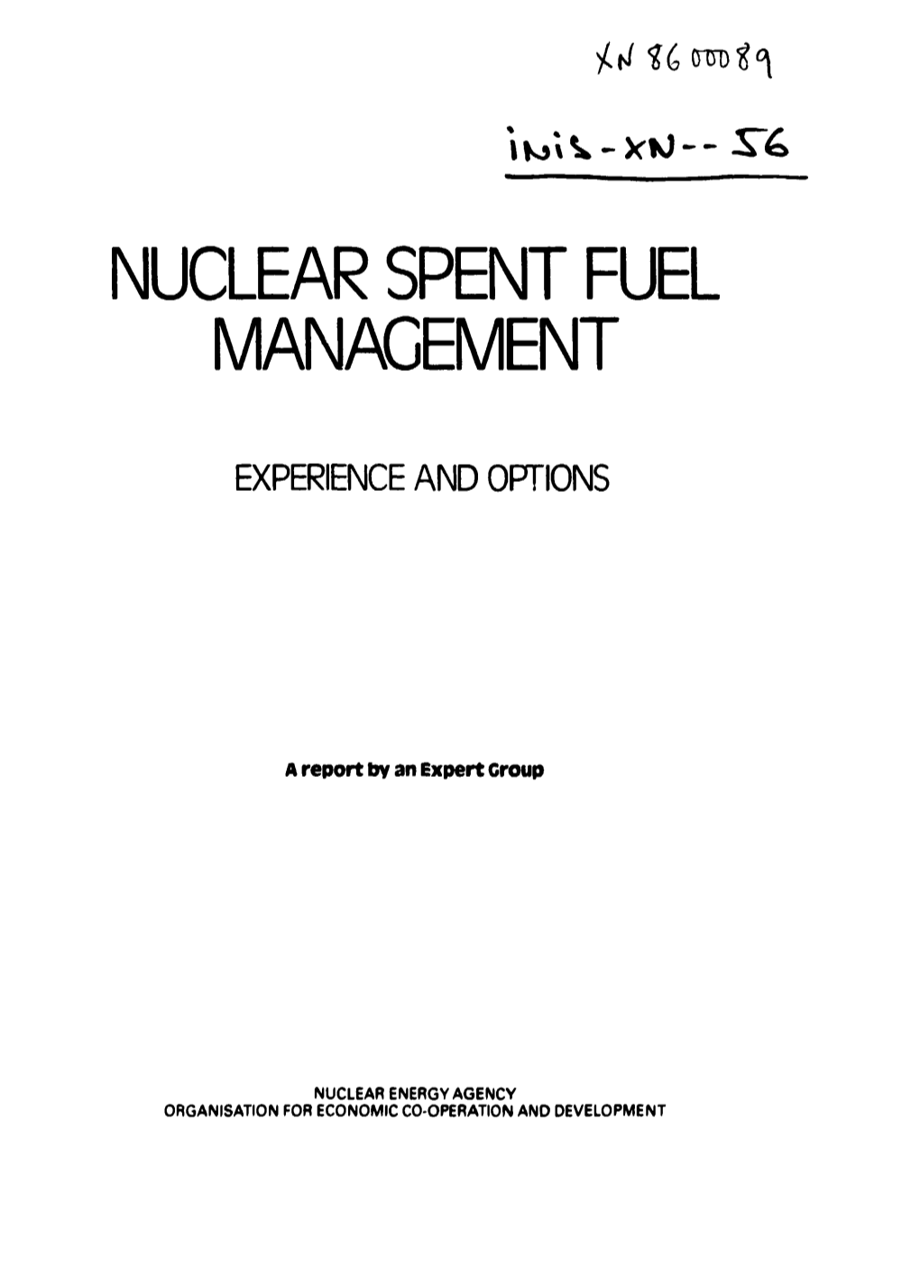 Nuclear Spent Fuel Management