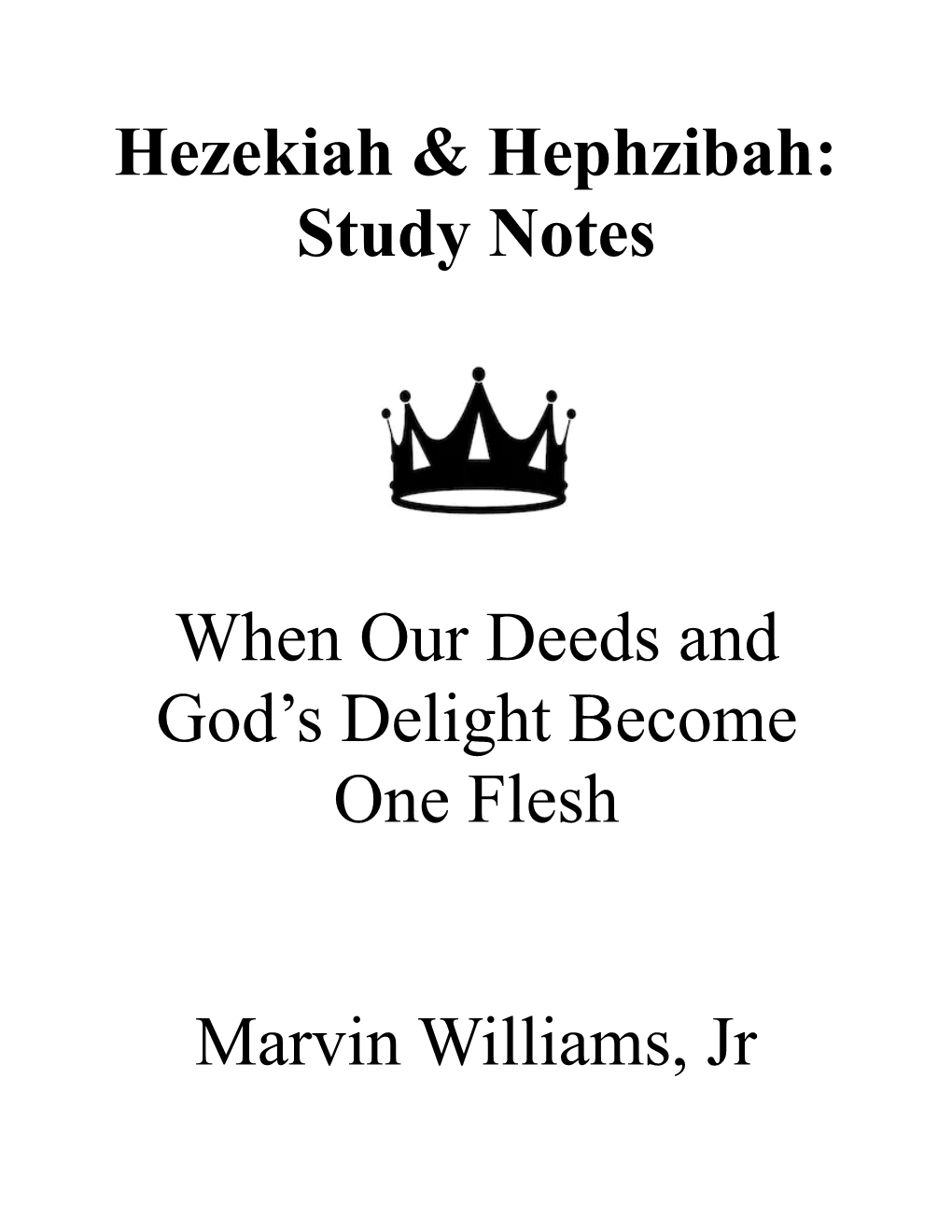 Hezekiah & Hephzibah