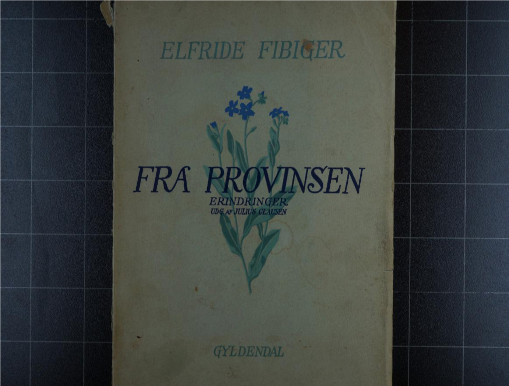 Fra Provinsen Erindringer Udq