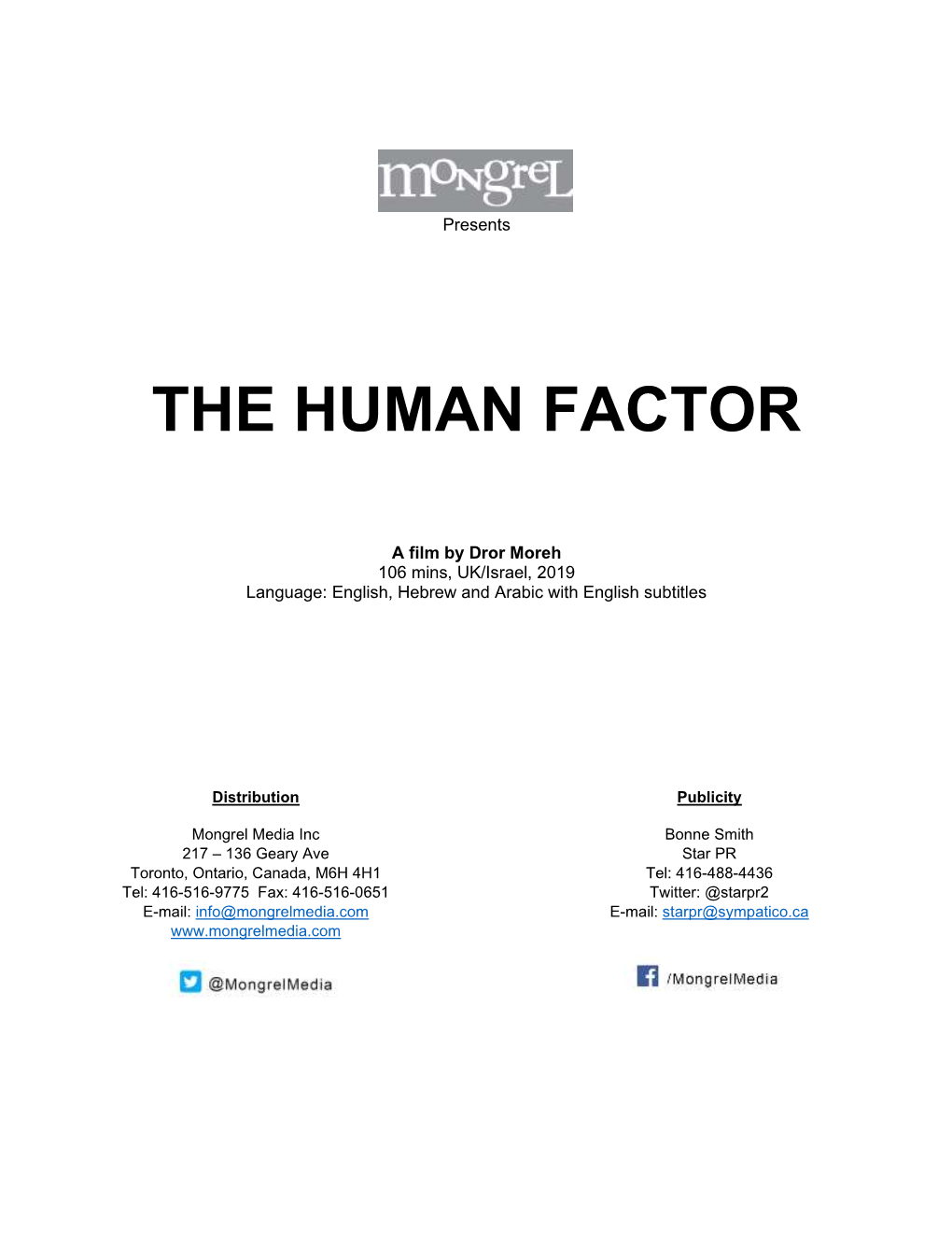 The Human Factor