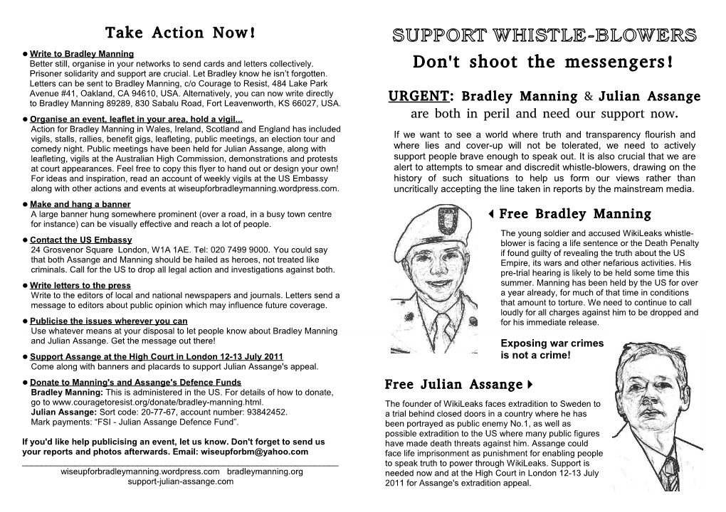 Whistle-Blowers Flyer