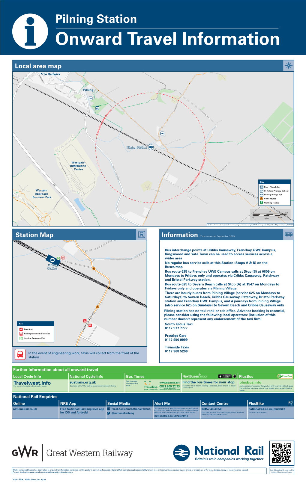 Information Local Area Map Station