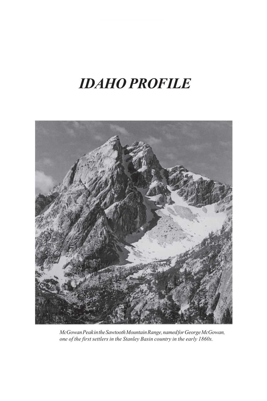 Idaho Profile