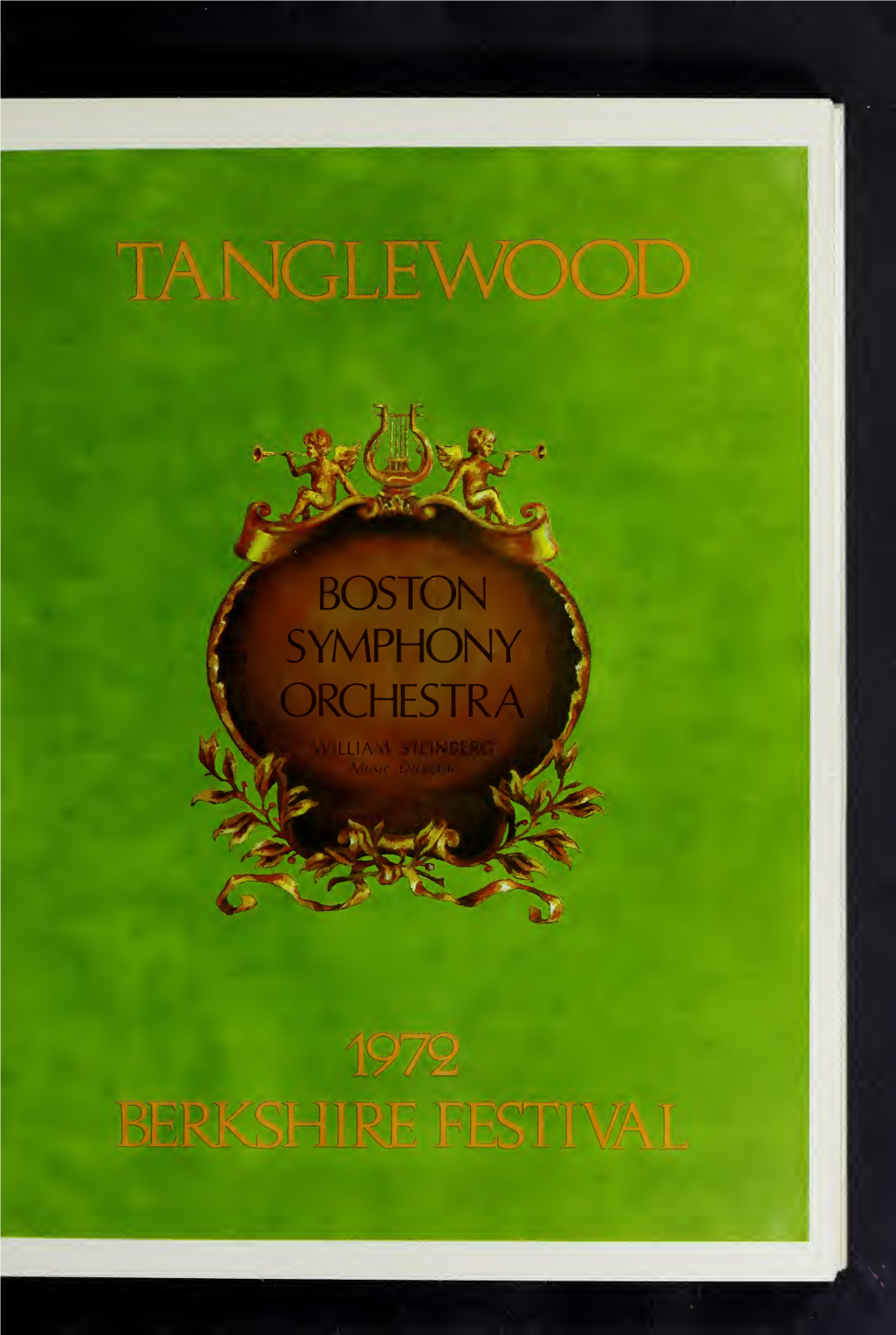 Boston Symphony Orchestra Concert Programs, Summer, 1972, Tanglewood