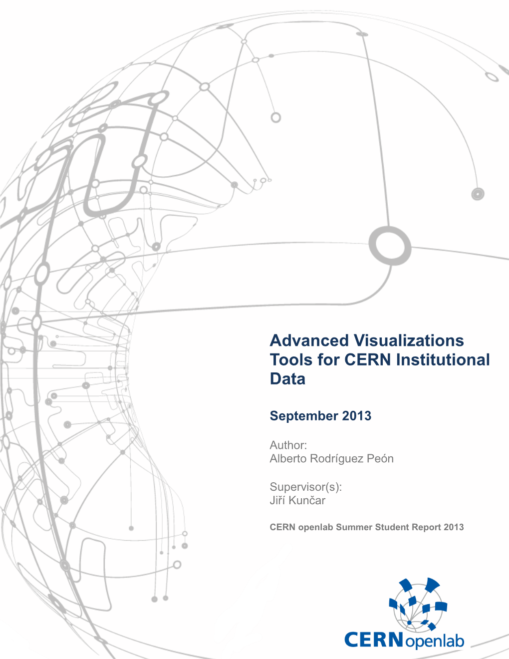 Advanced Visualizations Tools for CERN Institutional Data