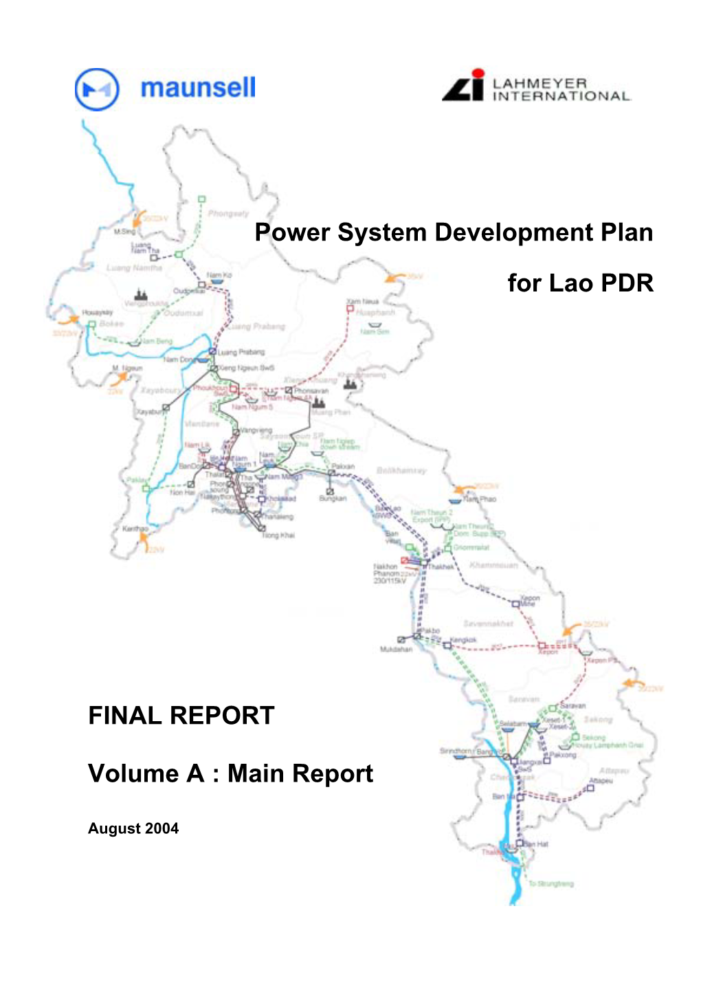 Power System Development Plan for Lao Pdr