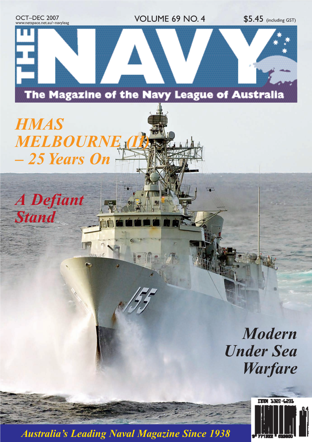 The Navy Vol 69 No 4 Oct 2007