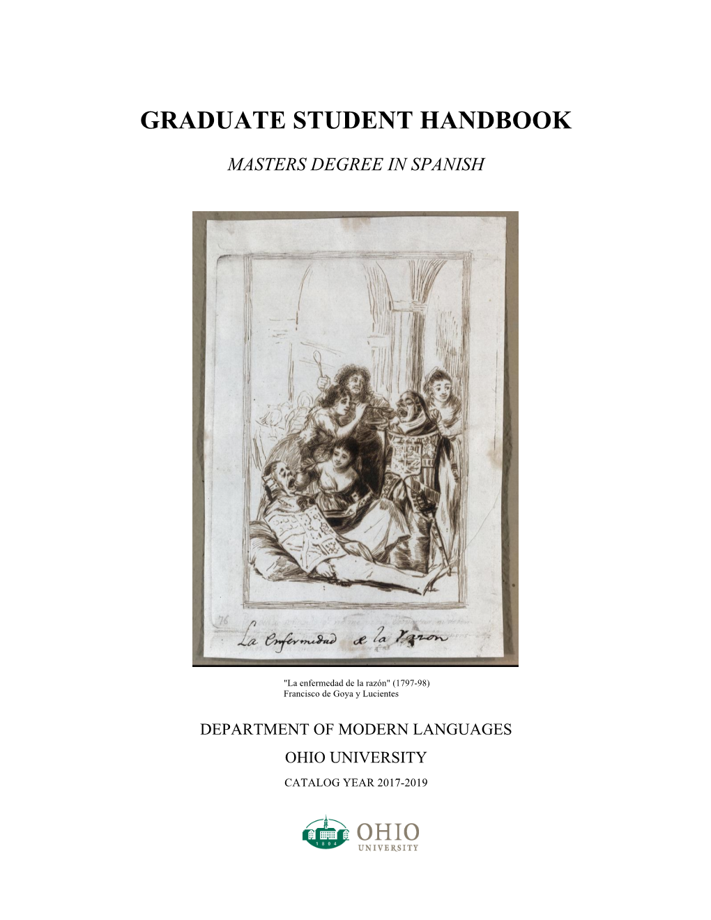 2017-2019 Spanish Graduate Handbook