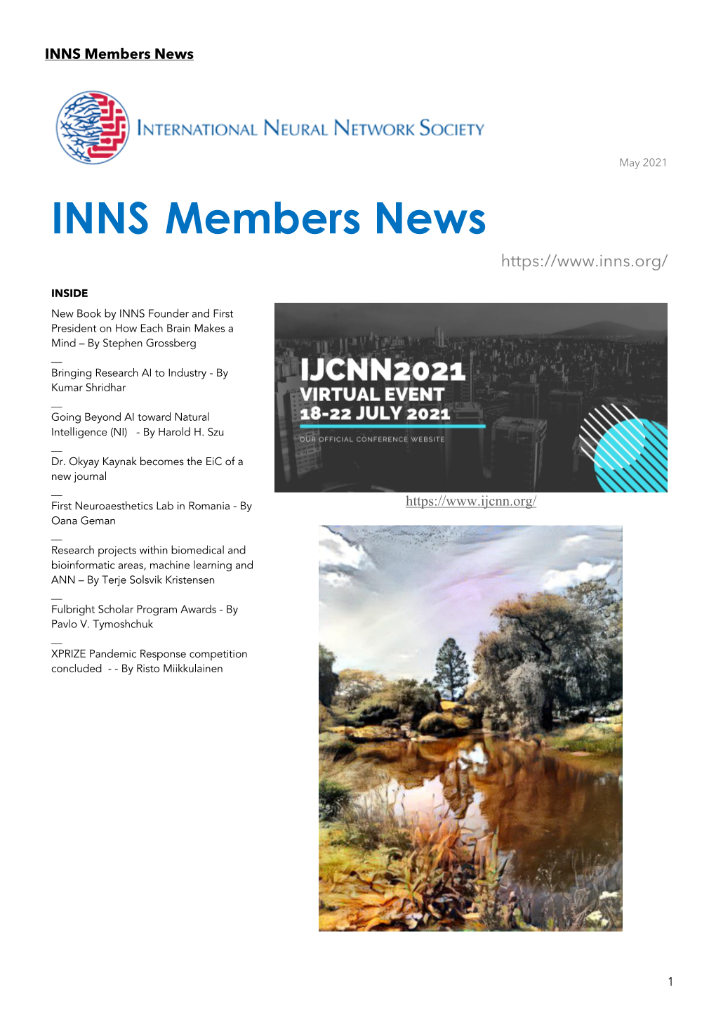 INNS Members News