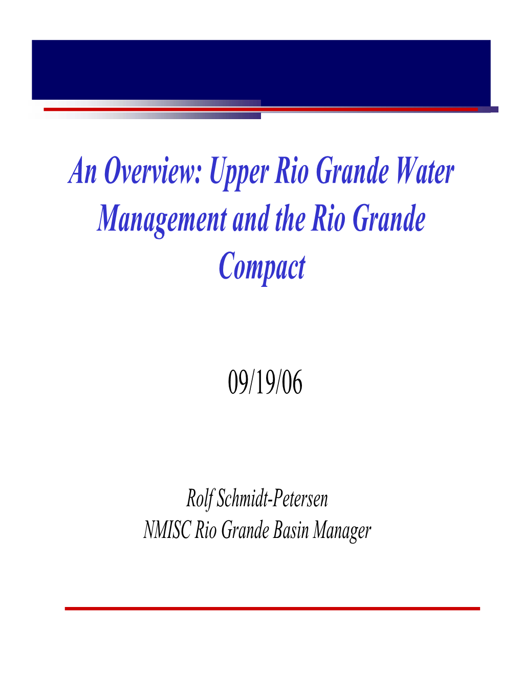 Rio Grande Compact