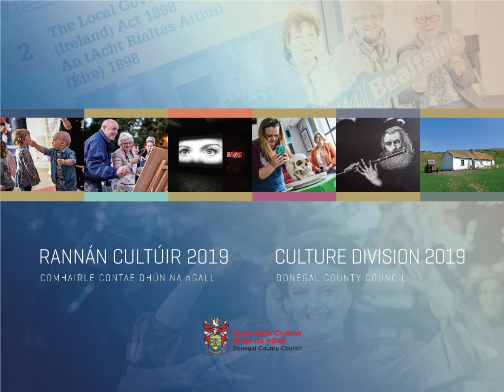 Culture Division 2019 Rannán Cultúir 2019