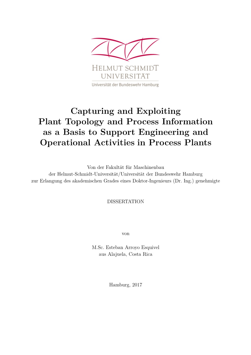 Capturing and Exploiting Plant Topology and Process Information As a Basis to Support Engineering and Operational Activities in Process Plants