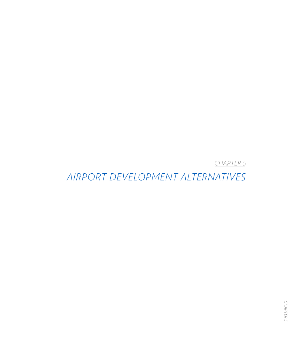 Airport Development Alternatives Development Airport Airport Development Alternatives