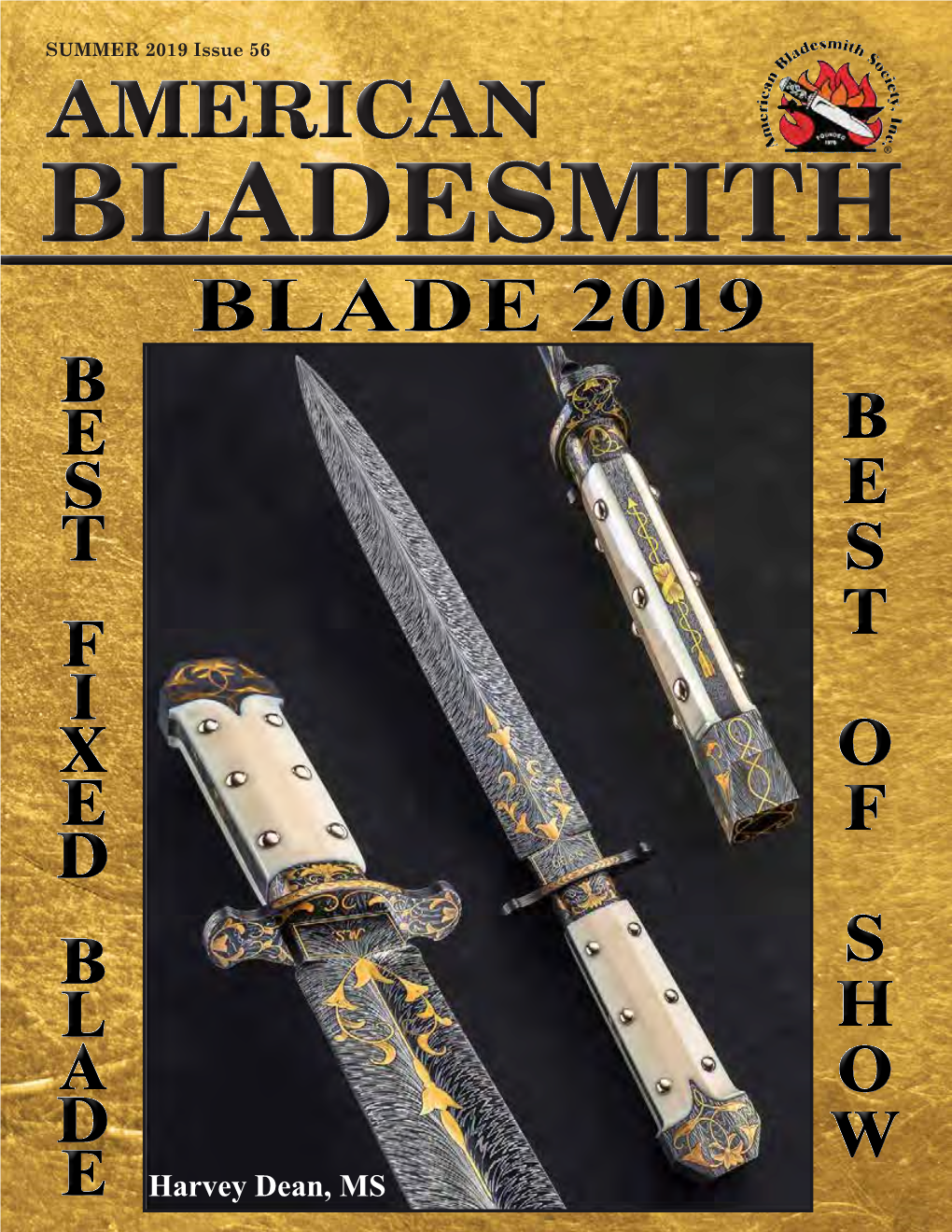 2019 BLADE KEESLAR AWARD Jackson Rumble, JS SUMMER 2019, Issue 56