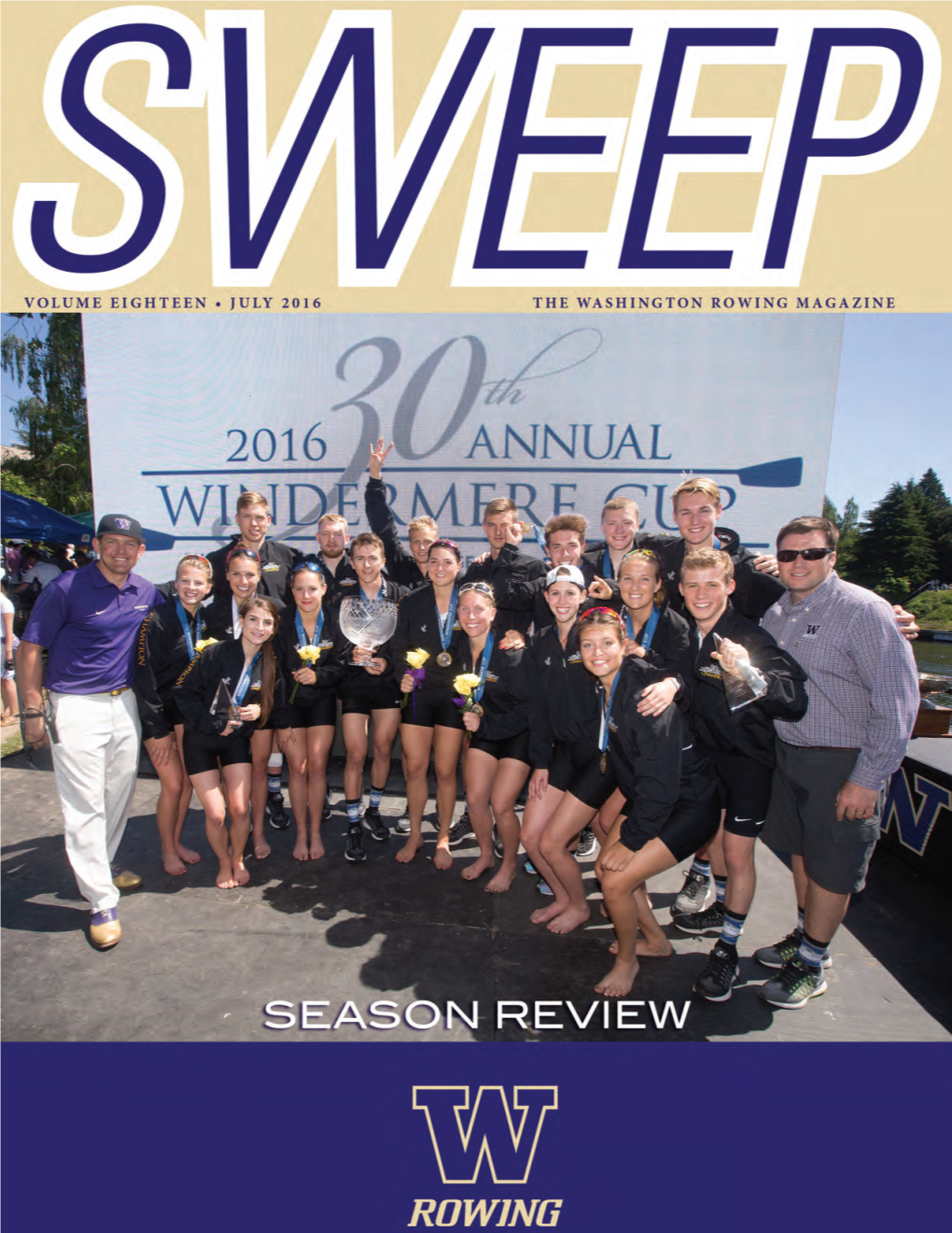 THE WASHINGTON ROWING MAGAZINE Stewards’ Letter