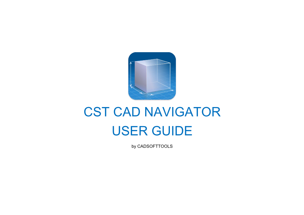 Cst Cad Navigator User Guide