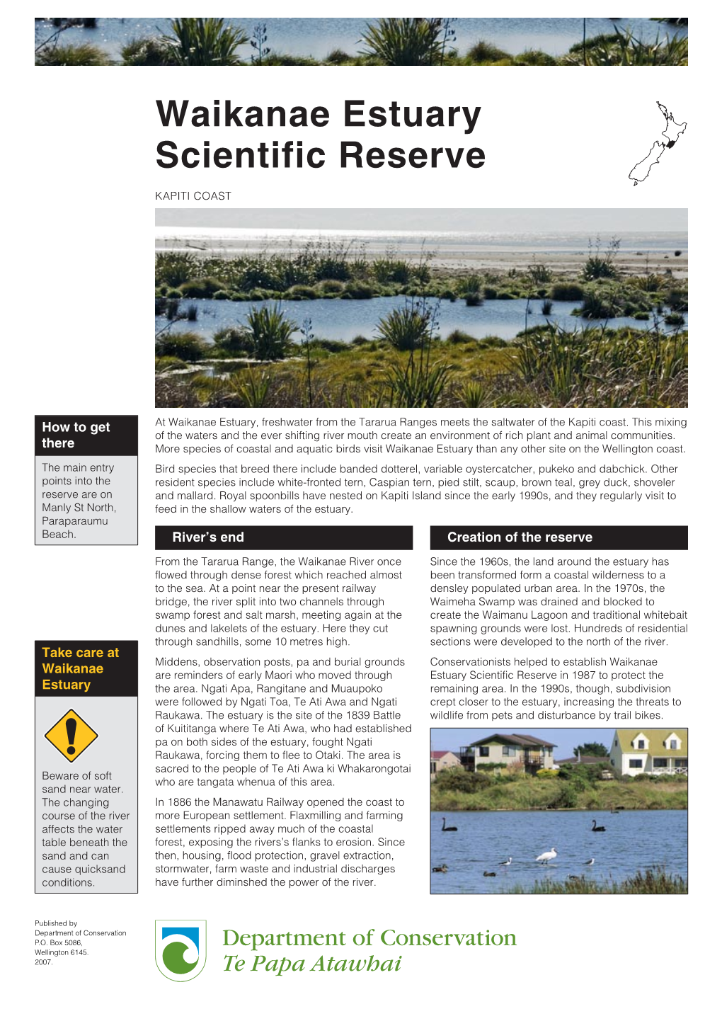 Waikanae Estuary Scientific Reserve