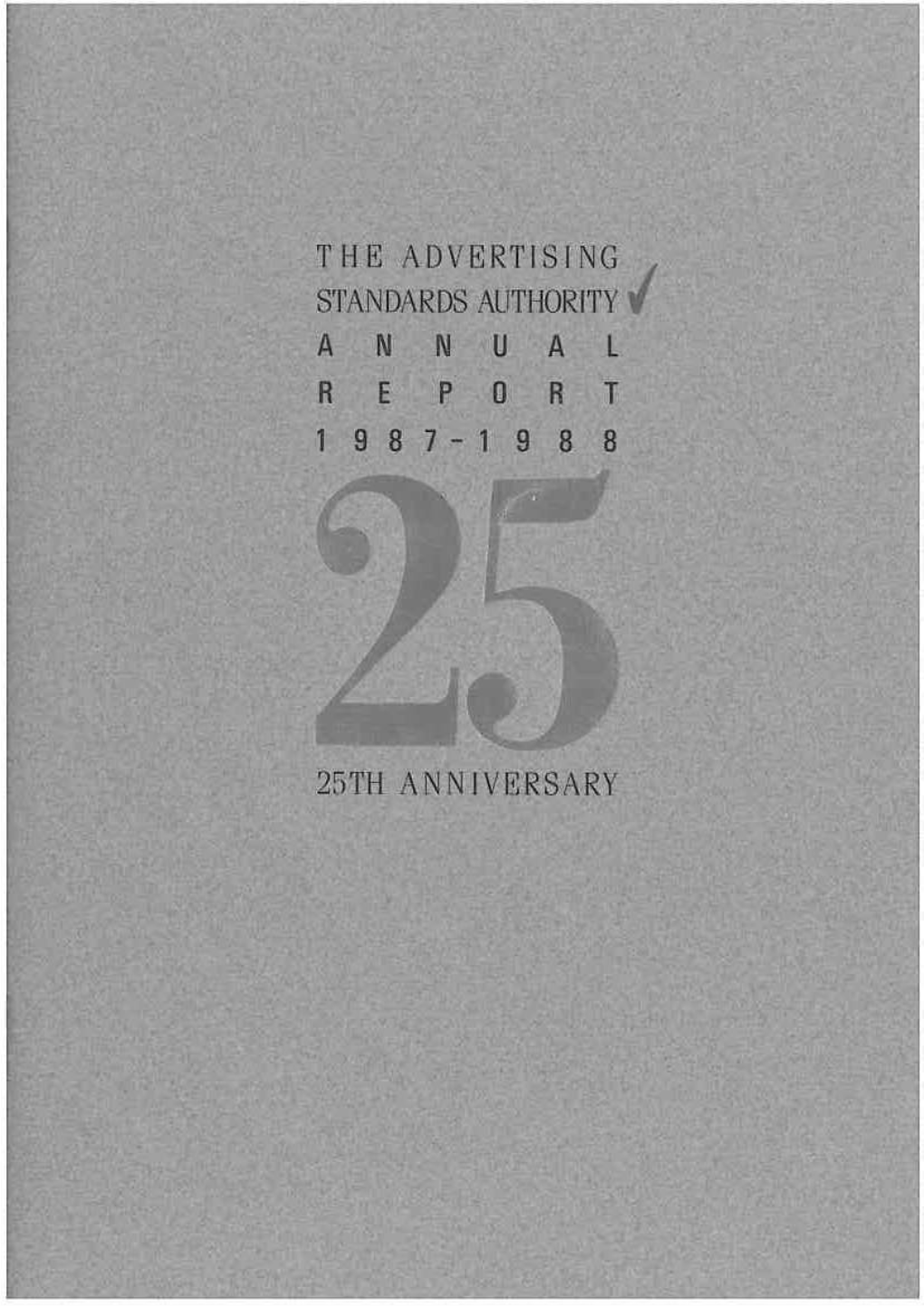 ASA and CAP Annual Report 1988