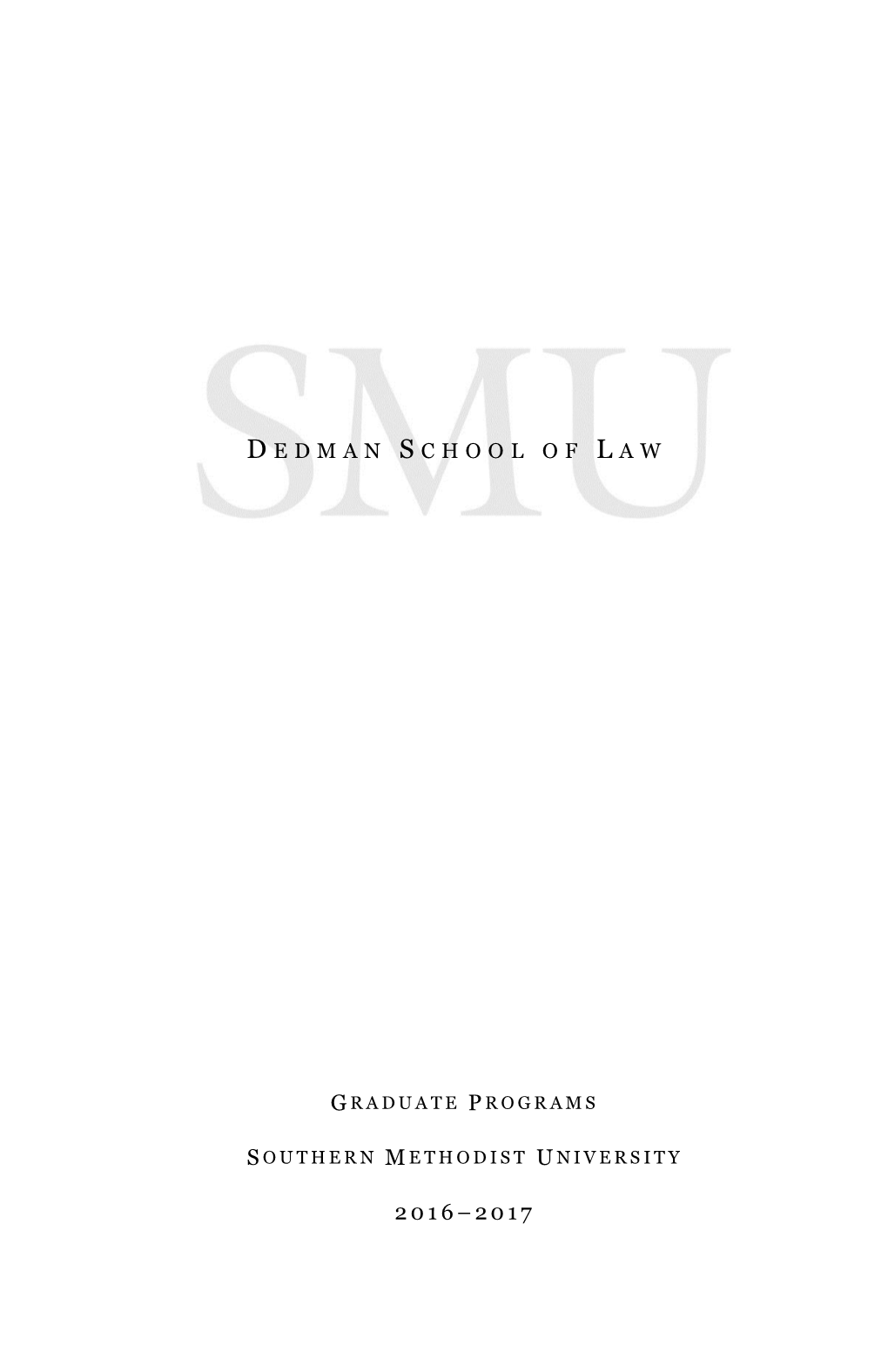 2016-2017 Law School Catalog