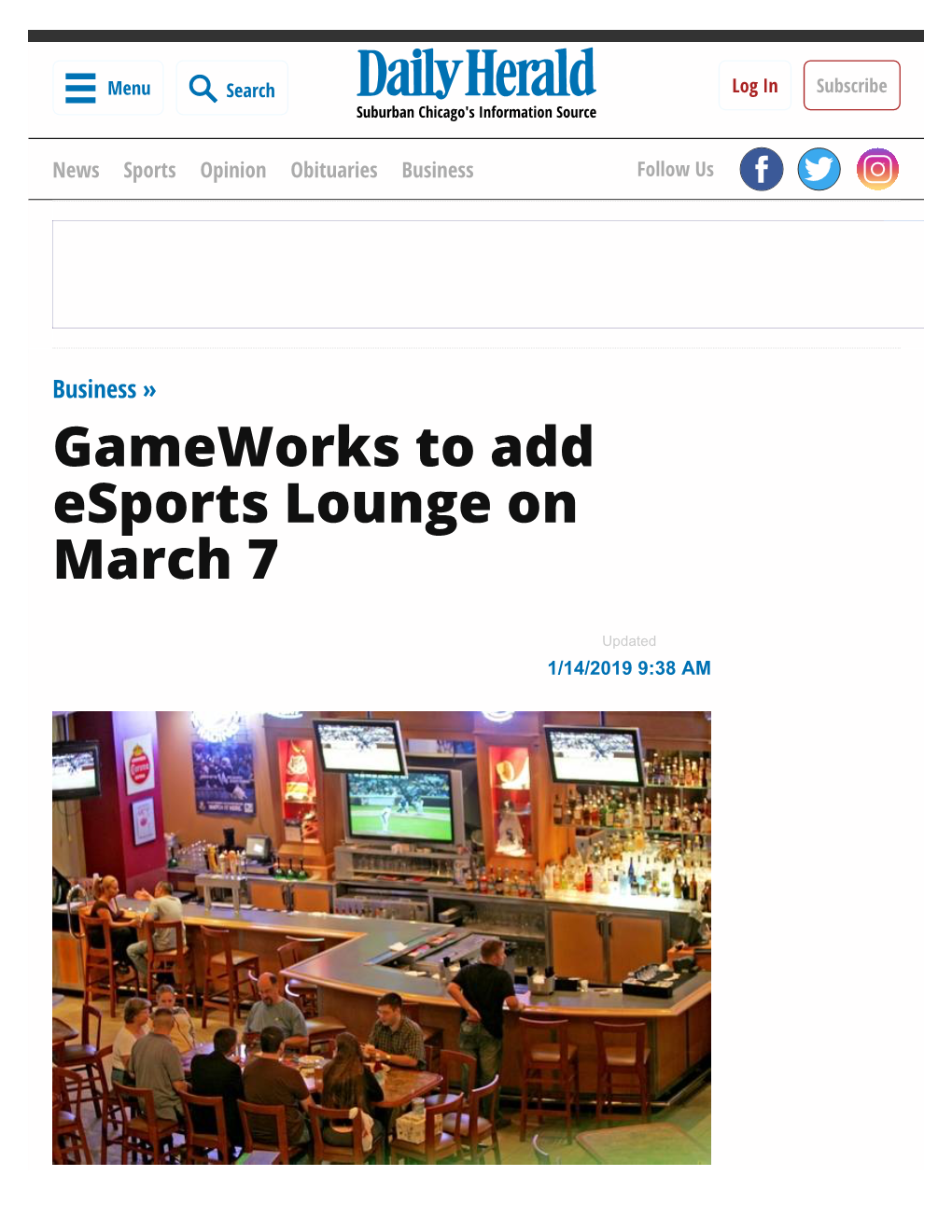 Gameworks to Add Esports Lounge on March 7