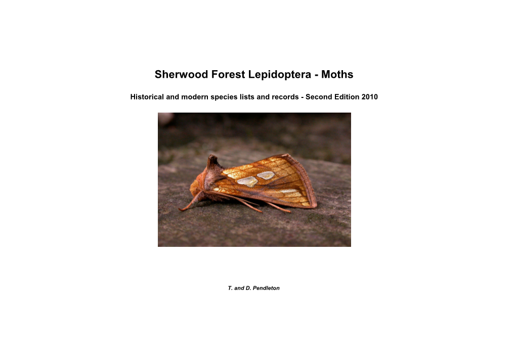 Sherwood Forest Moths 2010