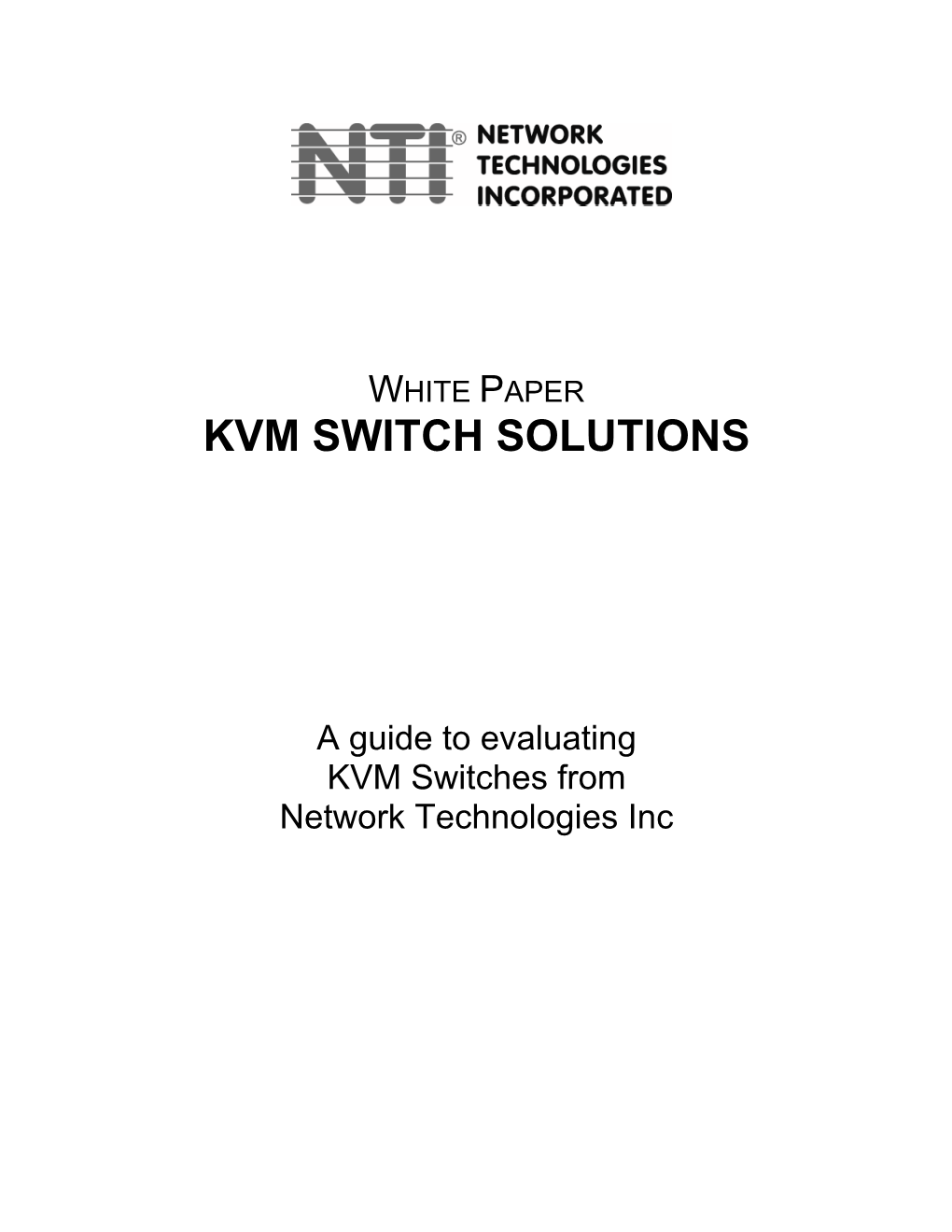 Kvm Switch Solutions