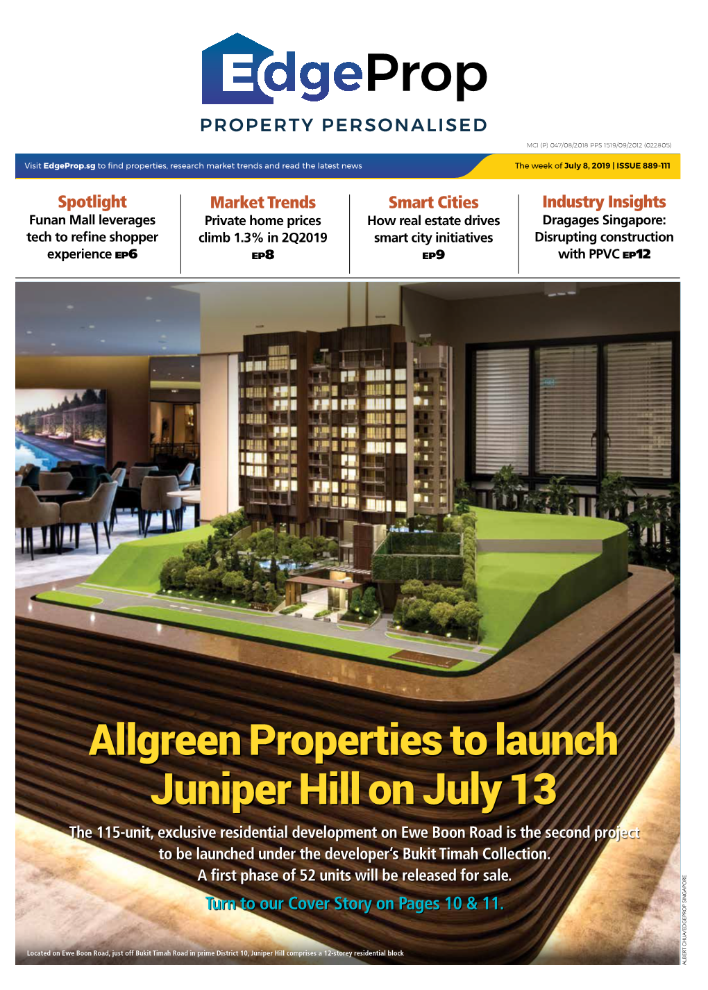 Allgreen Properties to Launch Juniper Hill on July 13