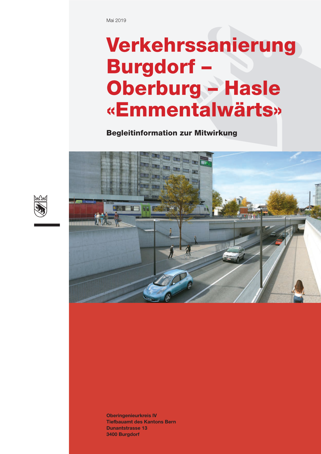 Broschüre Verkehrssanierung Burgdorf