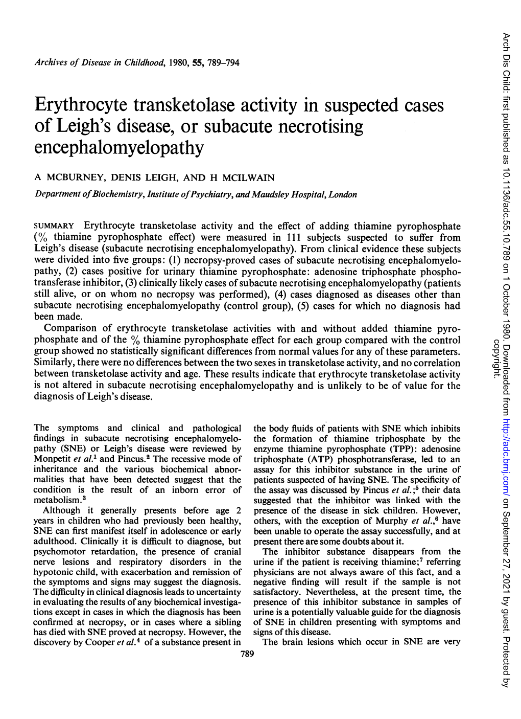 Encephalomyelopathy