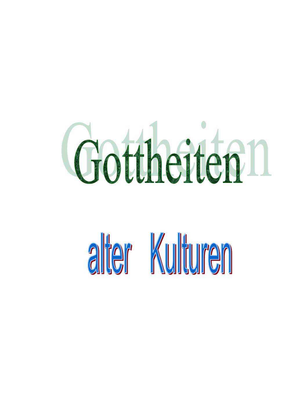 Ägyptische Götter