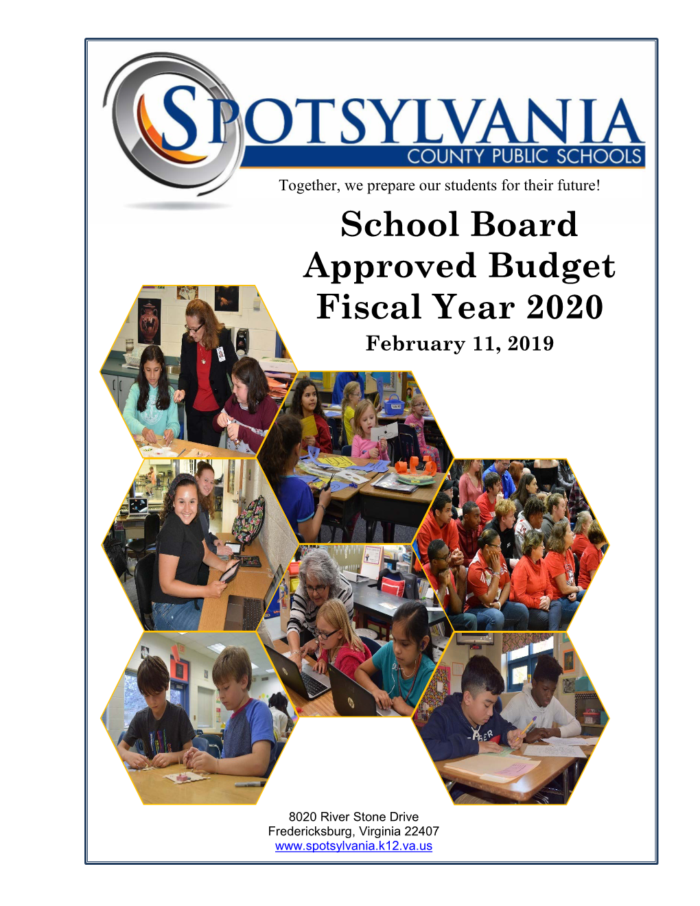 School Board Approved Budget Fiscal Year 2020