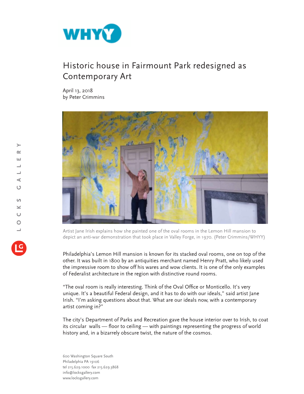 Historic House in Fairmount Park Redesigned As Contemporary Art