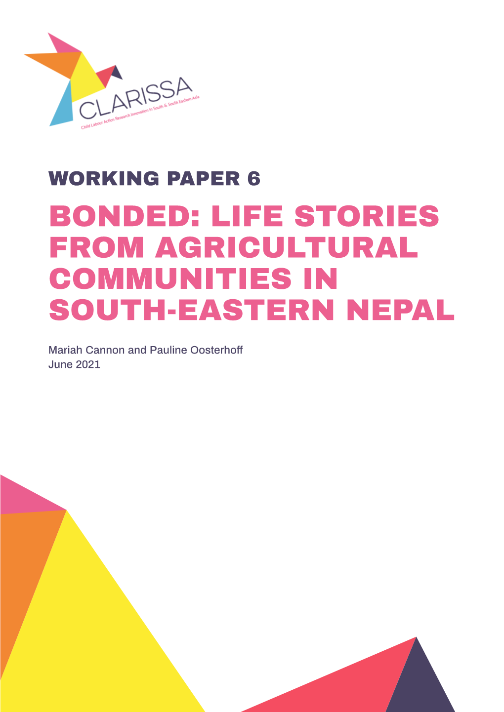 Life Stories from Agricultural Communities in South-Eastern Nepal