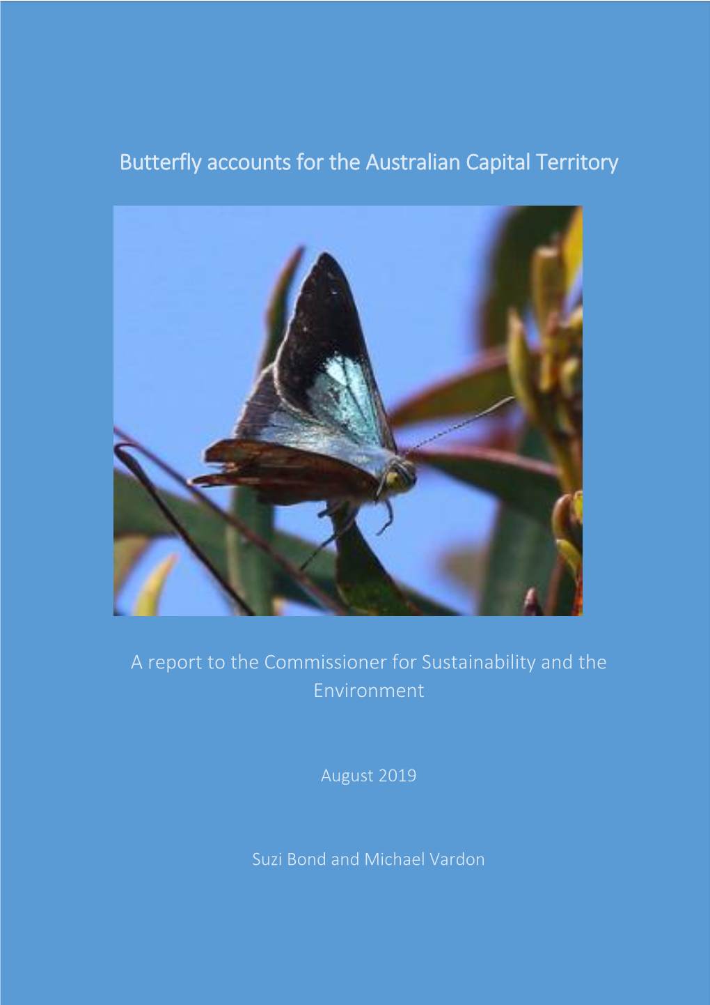 Butterfly Accounts for the Australian Capital Territory