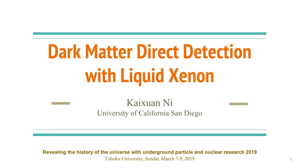 Dark Matter Detectors? Single Phase Two Phase