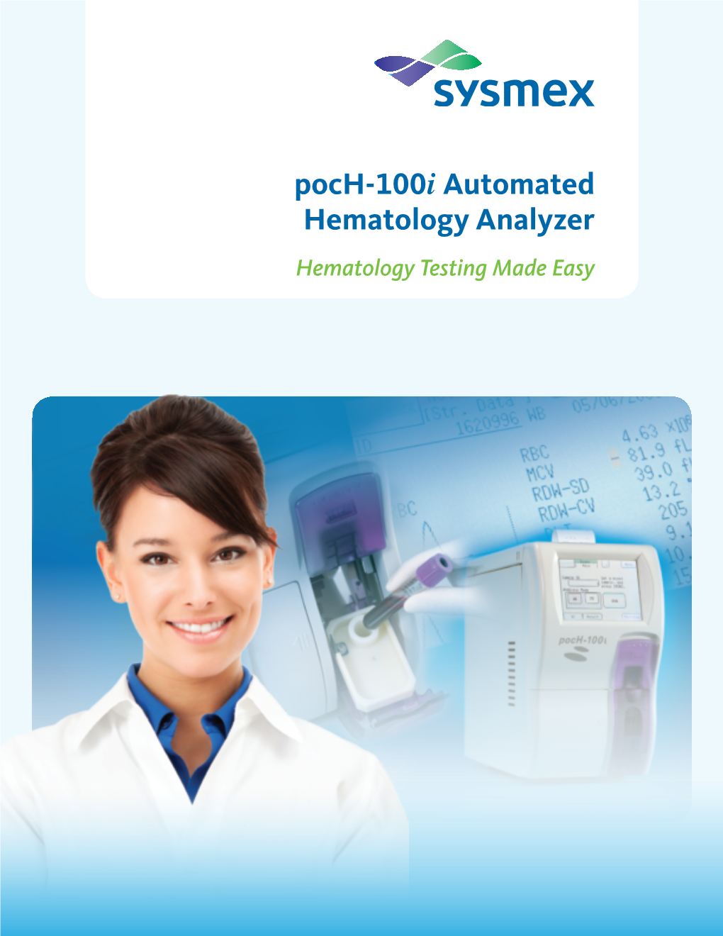 Poch-100I Automated Hematology Analyzer Hematology Testing Made Easy Poch-100I