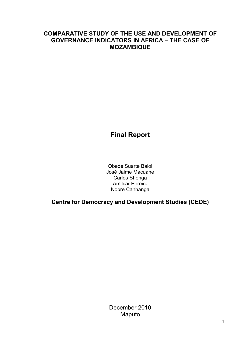 Final Report