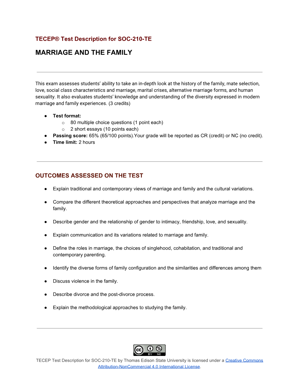 Marriage and the Family