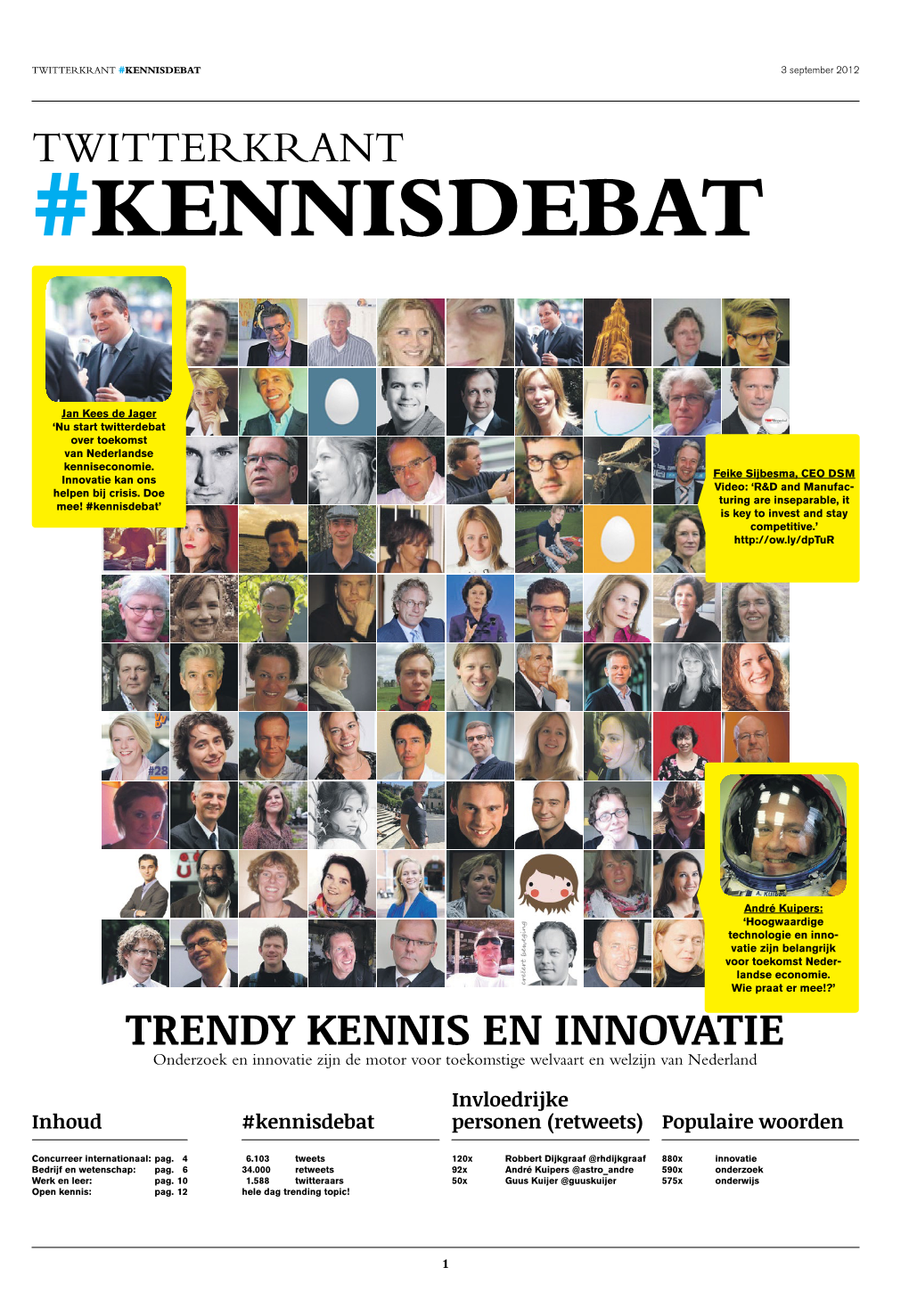 Twitterkrant Trendy Kennis En Innovatie