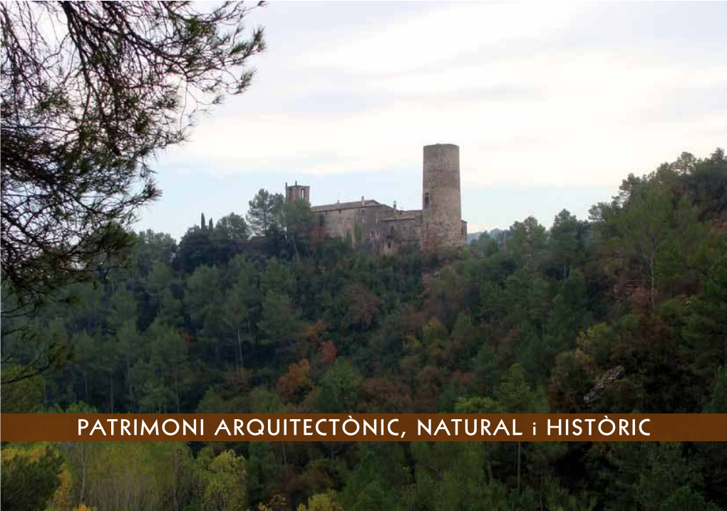 PATRIMONI ARQUITECTÒNIC, NATURAL I HISTÒRIC PATRIMONI ARQUITECTÒNIC, NATURAL I HISTÒRIC Conjunt Monumental De Les Torres De Fals 32