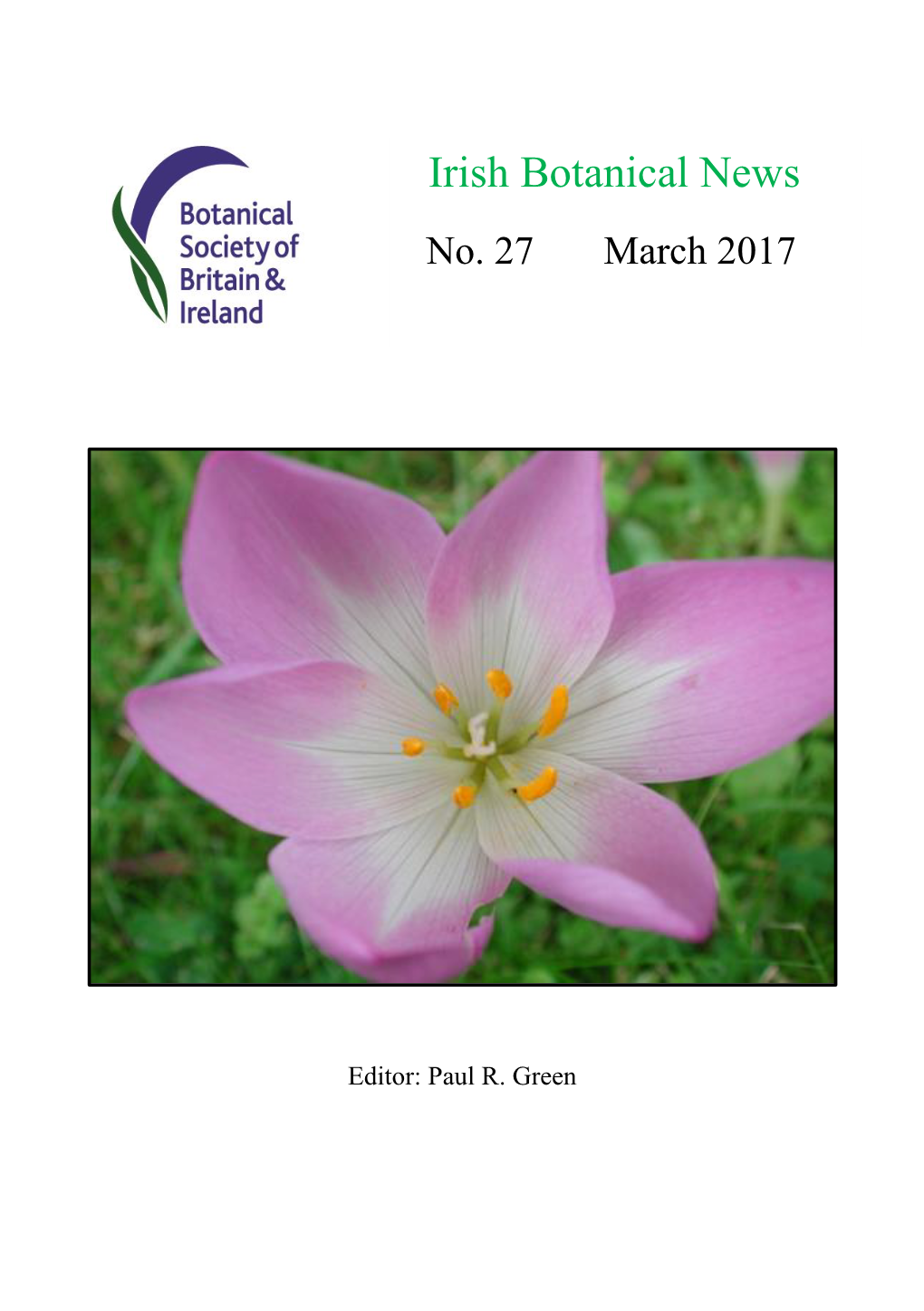 Irish Botanical News