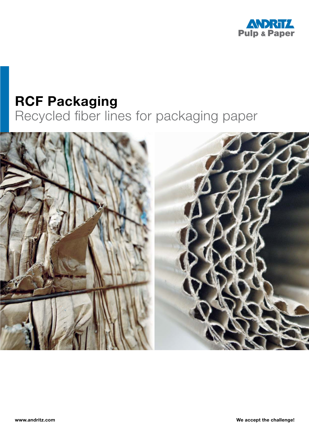 RCF Packaging / Recycled Fiber Lines for Packaging Grades