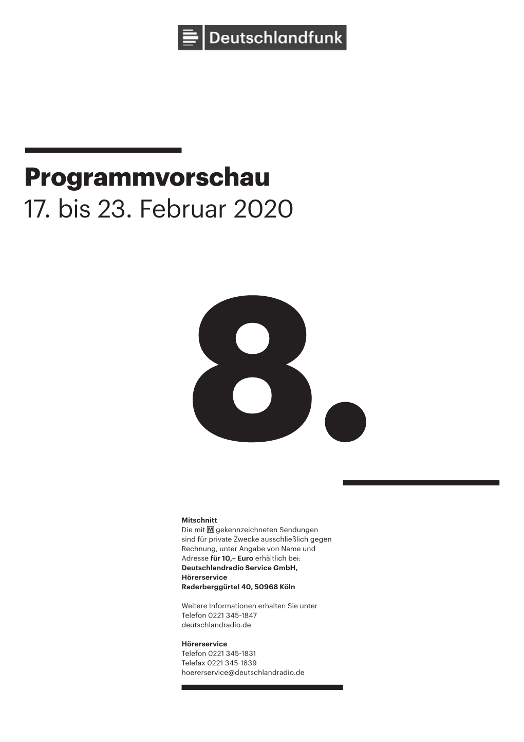 Programmvorschau 17