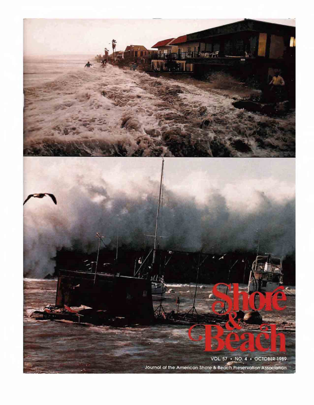 Shore & Beach, V. 57, N. 4, Oct 1989