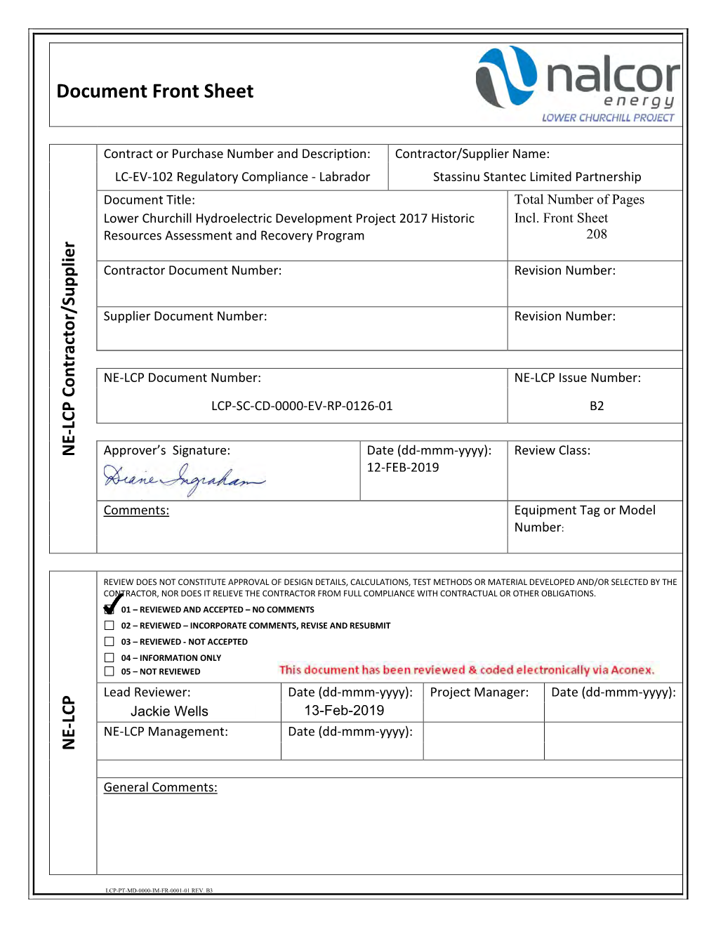 2017 Historic Resources Assessment and Recovery Program Permit # 17.15